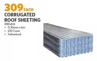 BUCO Corrugated roof sheeting offer