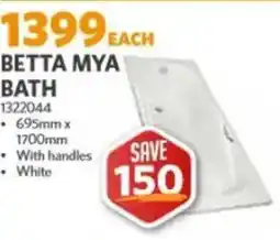 BUCO Betta mya bath offer