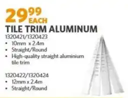 BUCO Tile trim aluminum offer
