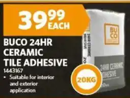 BUCO Buco 24hr ceramic tile adhesive offer