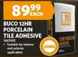 BUCO Buco 12hr porcelain tile adhesive offer