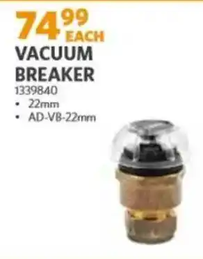 BUCO Vacuum breaker offer