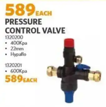 BUCO Pressure control valve offer