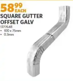 BUCO Square gutter offset galv offer