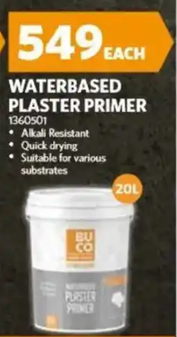 BUCO Buco waterbased plaster primer offer