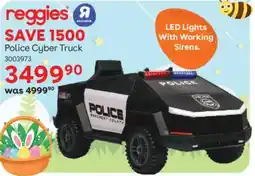 ToysRUs Reggies Police Cyber Truck offer