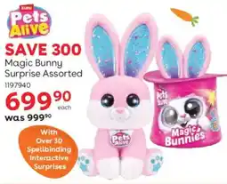 ToysRUs Zuru Pets Alive Magic Bunny Surprise Assorted offer