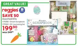 ToysRUs Reggies Dream Scrapbook or DIY Journaling Set offer