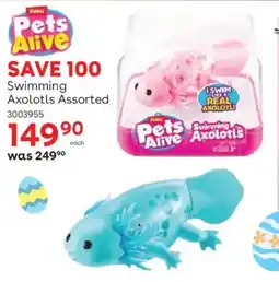 ToysRUs Zuru Pets Alive Swimming Axolotls Assorted offer