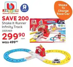 ToysRUs BB Shake It Runner Infinity Track offer