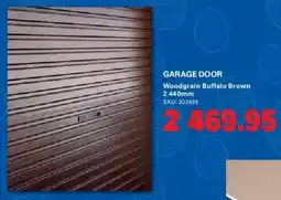 Cashbuild Garage Door Woodgrain Buffalo Brown offer