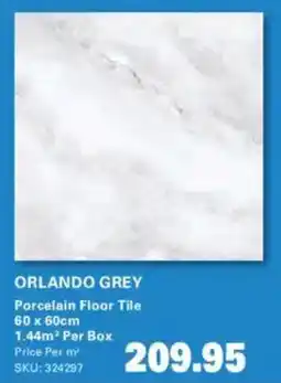 Cashbuild Orlando Grey Porcelain Floor Tile offer