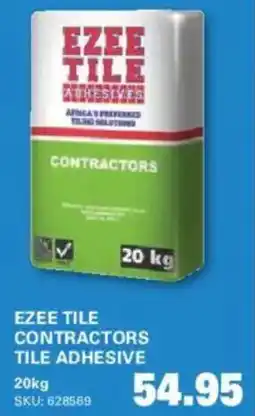 Cashbuild Ezee tile contractors tile adhesive offer