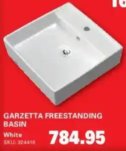 Cashbuild Garzetta freestanding basin offer