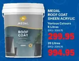 Cashbuild Medal roof coat sheen acrylic offer