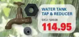 Cashbuild Water tank tap & reducer offer