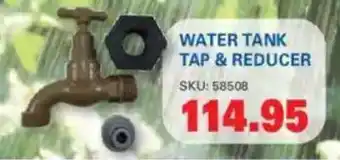 Cashbuild Water tank tap & reducer offer