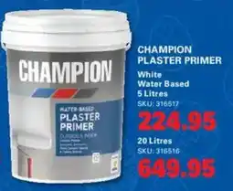 Cashbuild Champion plaster primer white water based offer