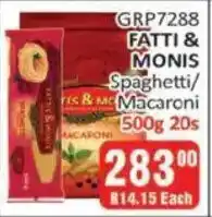 KitKat Cash and Carry Fatti's & Moni's Spaghetti/ Macaroni offer