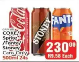 KitKat Cash and Carry Coke/ Sprite/ Fanta/ Stoney Cans offer