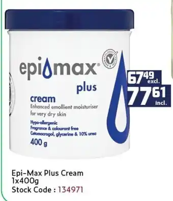 Africa Cash and Carry Epi-Max Plus Cream 400g offer
