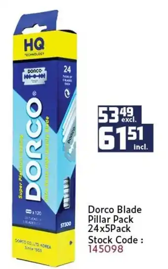 Dorco Blade Pillar Pack 24x5Pack
