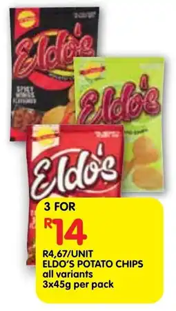 Shoprite Eldo's potato chips offer