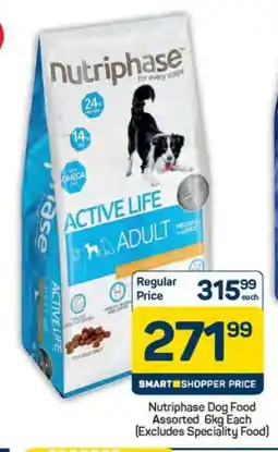 Pick n Pay Nutriphase Dog Food Assorted 6kg Each offer