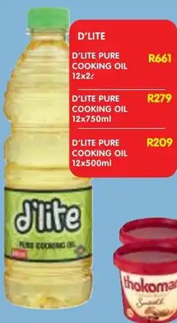 Shoprite D'lite pure cooking oil offer