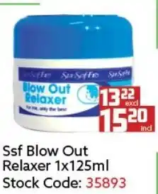 Africa Cash and Carry Ssf Blow Out Relaxer 125ml offer