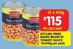 Shoprite Kitchen pride baked beans in tomato sauce offer