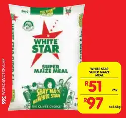 Shoprite White star super maize meal offer