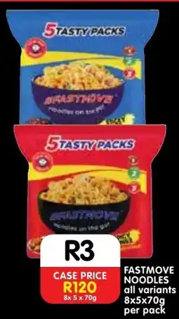 Shoprite Fastmove noodles offer