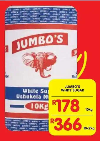 Shoprite Jumbo's white sugar offer