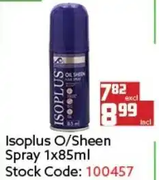 Isoplus O/Sheen Spray 85ml