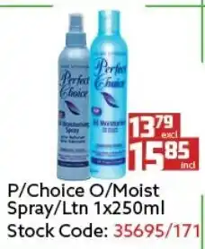 Africa Cash and Carry P/Choice O/Moist Spray/Ltn 250ml offer