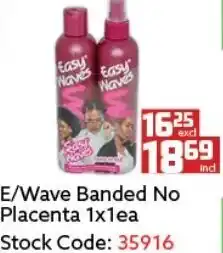 Africa Cash and Carry E/Wave Banded No Placenta offer