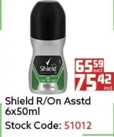 Africa Cash and Carry Shield R/Om Asstd 6x50ml offer