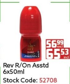 Africa Cash and Carry Rev R/On Asstd 6x50ml offer
