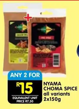Shoprite Nyama choma spice offer