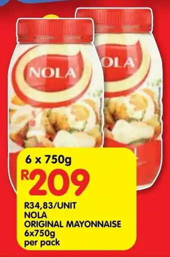 Shoprite Nola original mayonnaise offer
