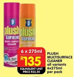 Shoprite Plush multisurface cleaner offer