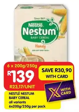 Shoprite Nestlé nestum baby cereal offer