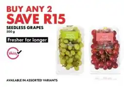 Woolworths Seedless Grapes offer