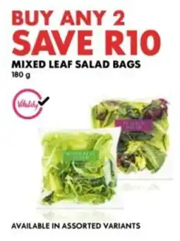 Woolworths Mixed leaf salad bags offer