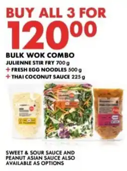 Woolworths Bulk wok combo offer