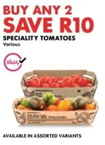 Woolworths Speciality Tomatoes offer