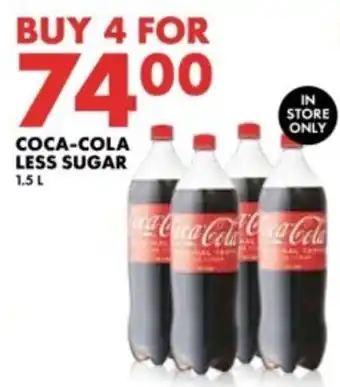 Woolworths Coca-cola less sugar offer