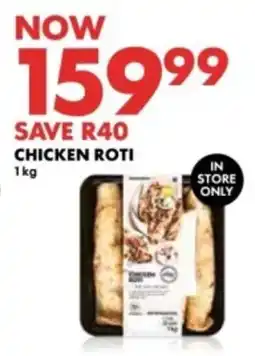 Woolworths Chicken Roti offer