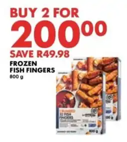 Woolworths Frozen fish fingers offer